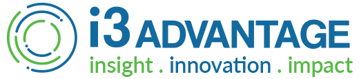 The i3 Advantage logo with the words Insight, Innovation and Impact